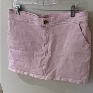 Lilly Pulitzer Light Pink Denim Mini Skirt